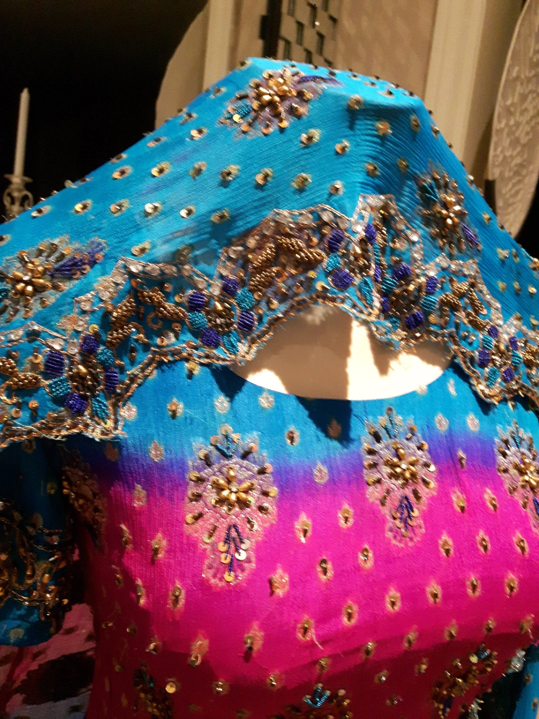 3 pcs Colourful bridle Lehenga Choli set - photo 2
