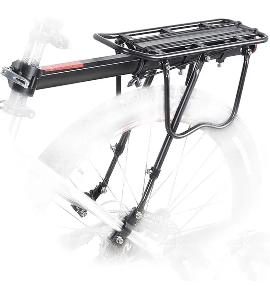 Black Bicycle Rear Rack