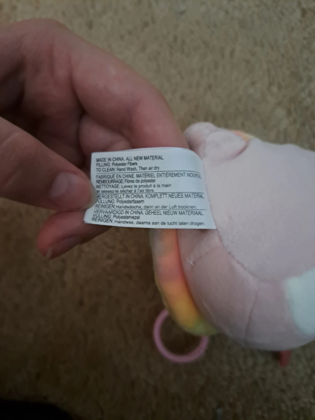 Pink Snail Squishmallow Keychain - photo 5