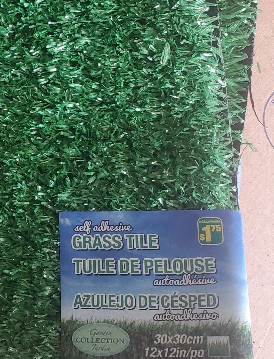 Self-Adhesive Grass Tiles - 30x30cm - photo 2