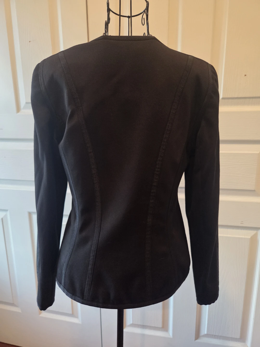 DKNY Black Zip-Front Blazer Jacket - photo 2