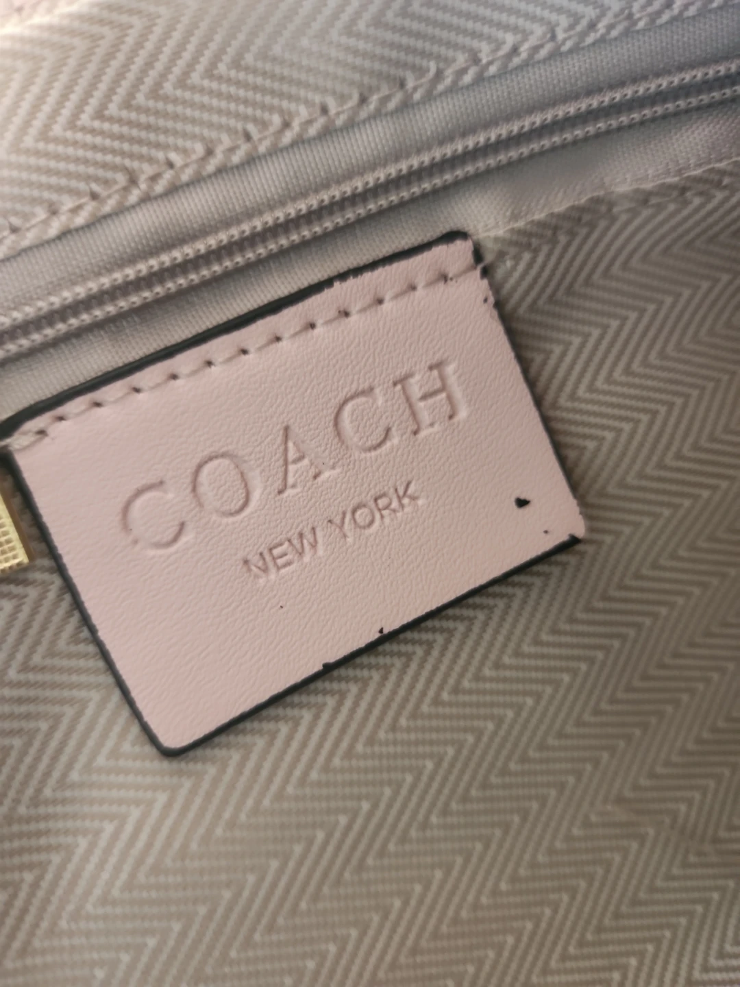 Coach Pink Signature Canvas Wristlet Pouch with Dust Bag - photo 3