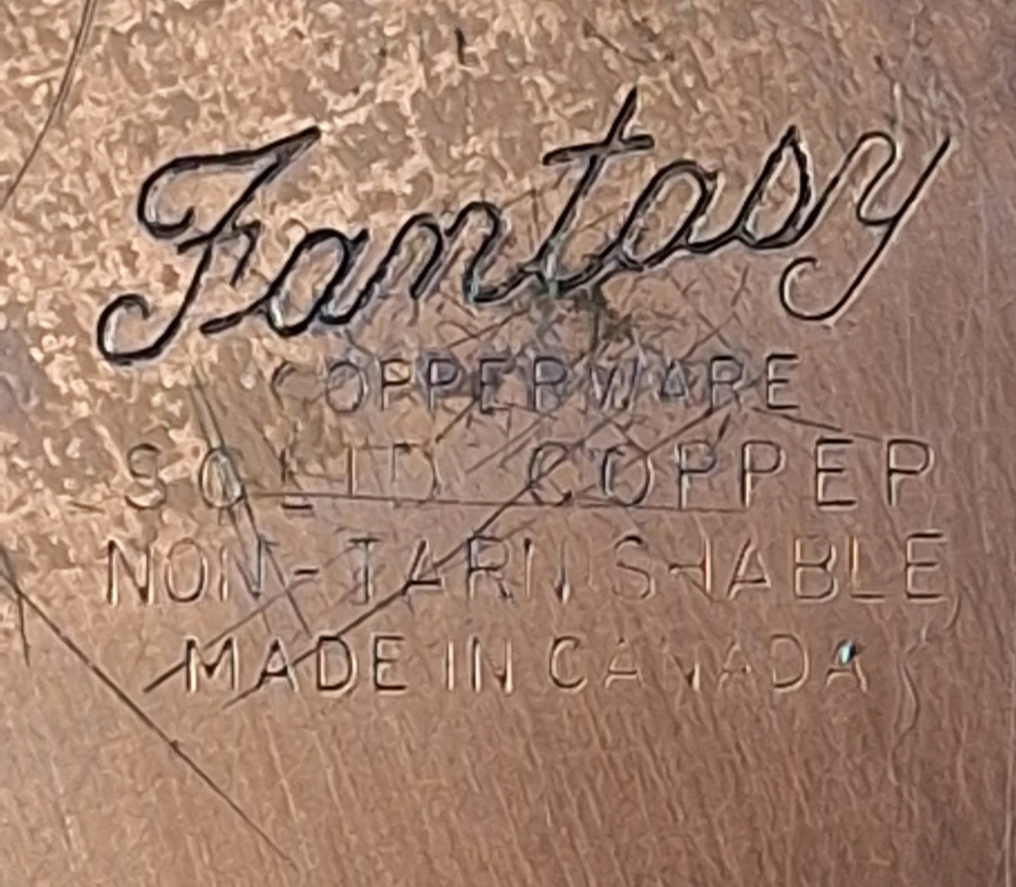 Vintage Fantasy Copperware Serving Tray Plate - photo 5