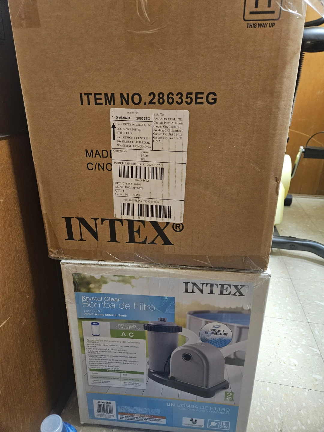 INTEX Krystal Clear Cartridge Filter Pump - photo 2