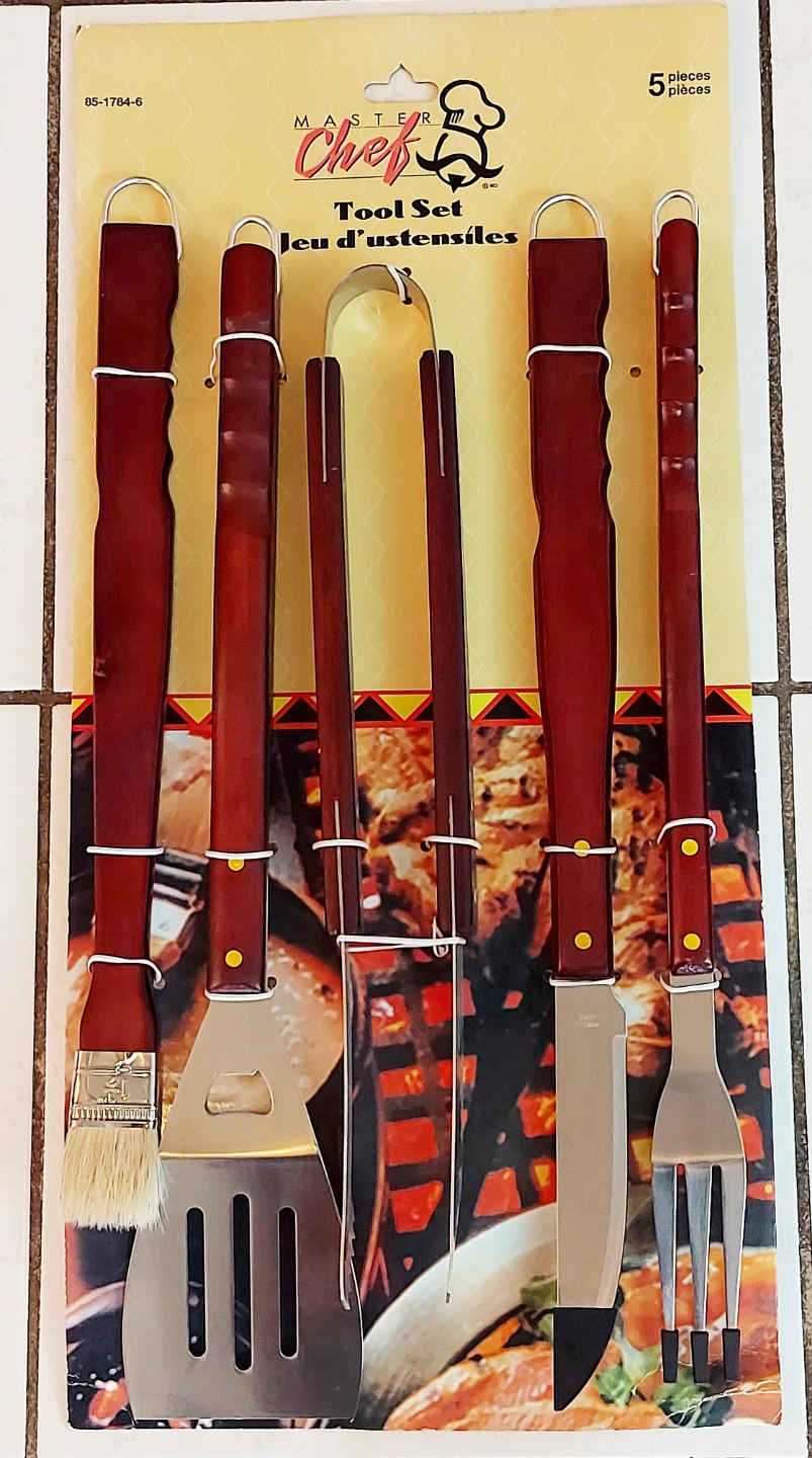 New BBQ Tool 5-Piece Set