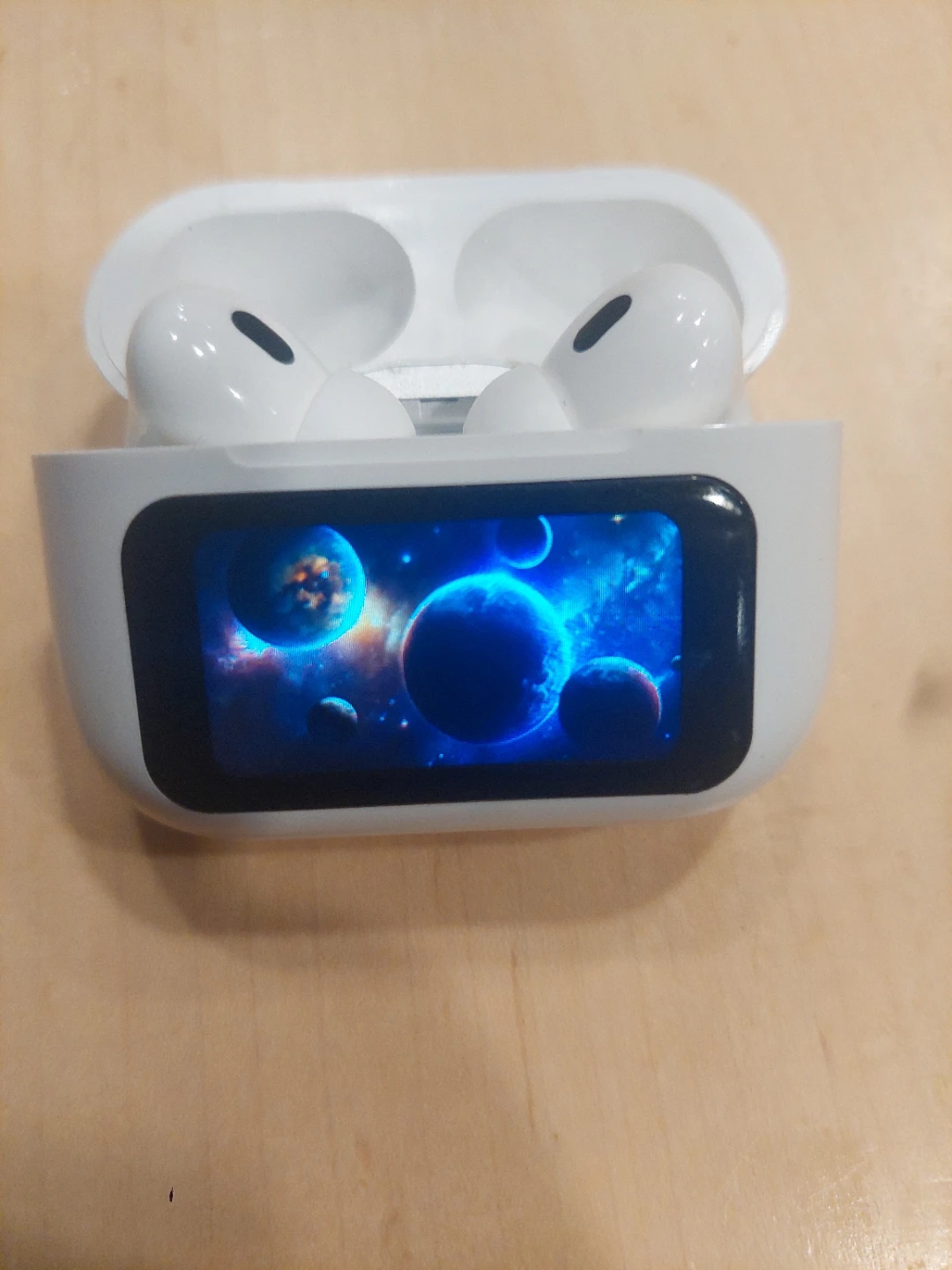 Wireless Earbuds with Charging Case and Display - photo 2