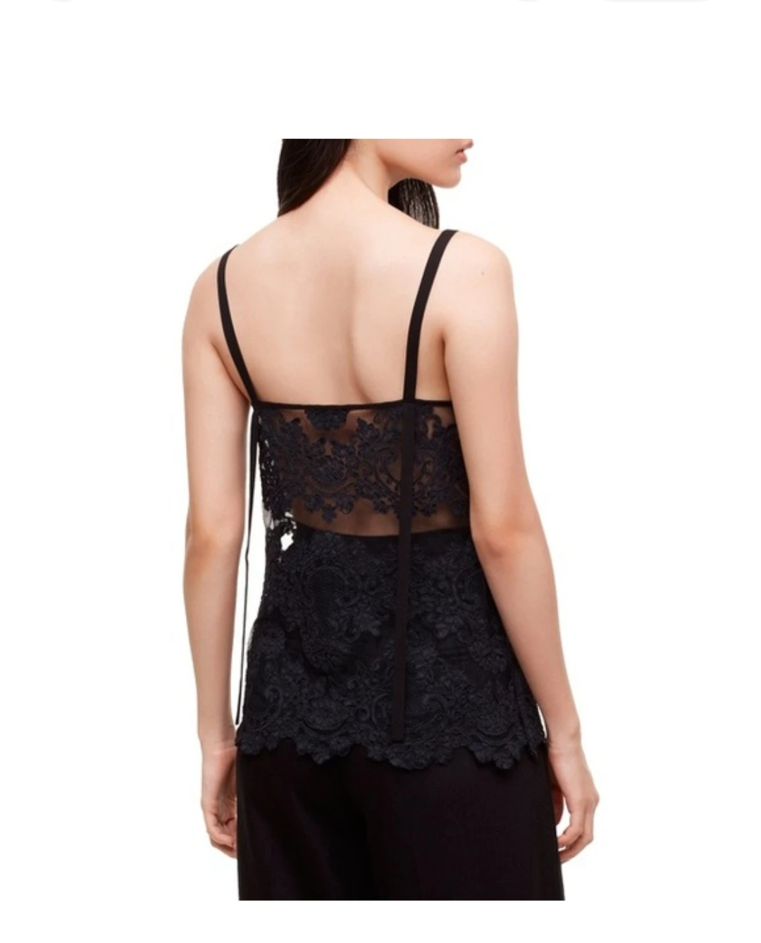 Aritzia Babaton Black Lace Camisole Top - photo 2
