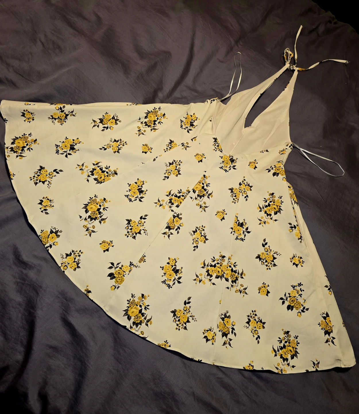 Zara Floral Halter Dress - Size L - photo 2