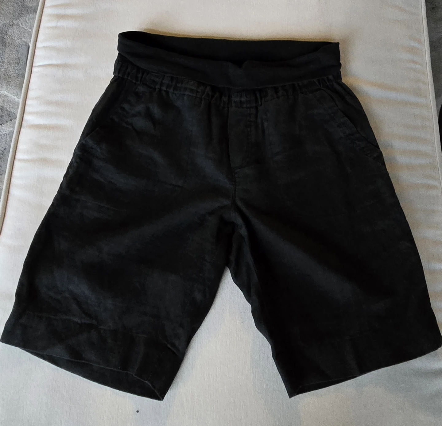 DKNY Women's Linen Bermuda Shorts Sz S