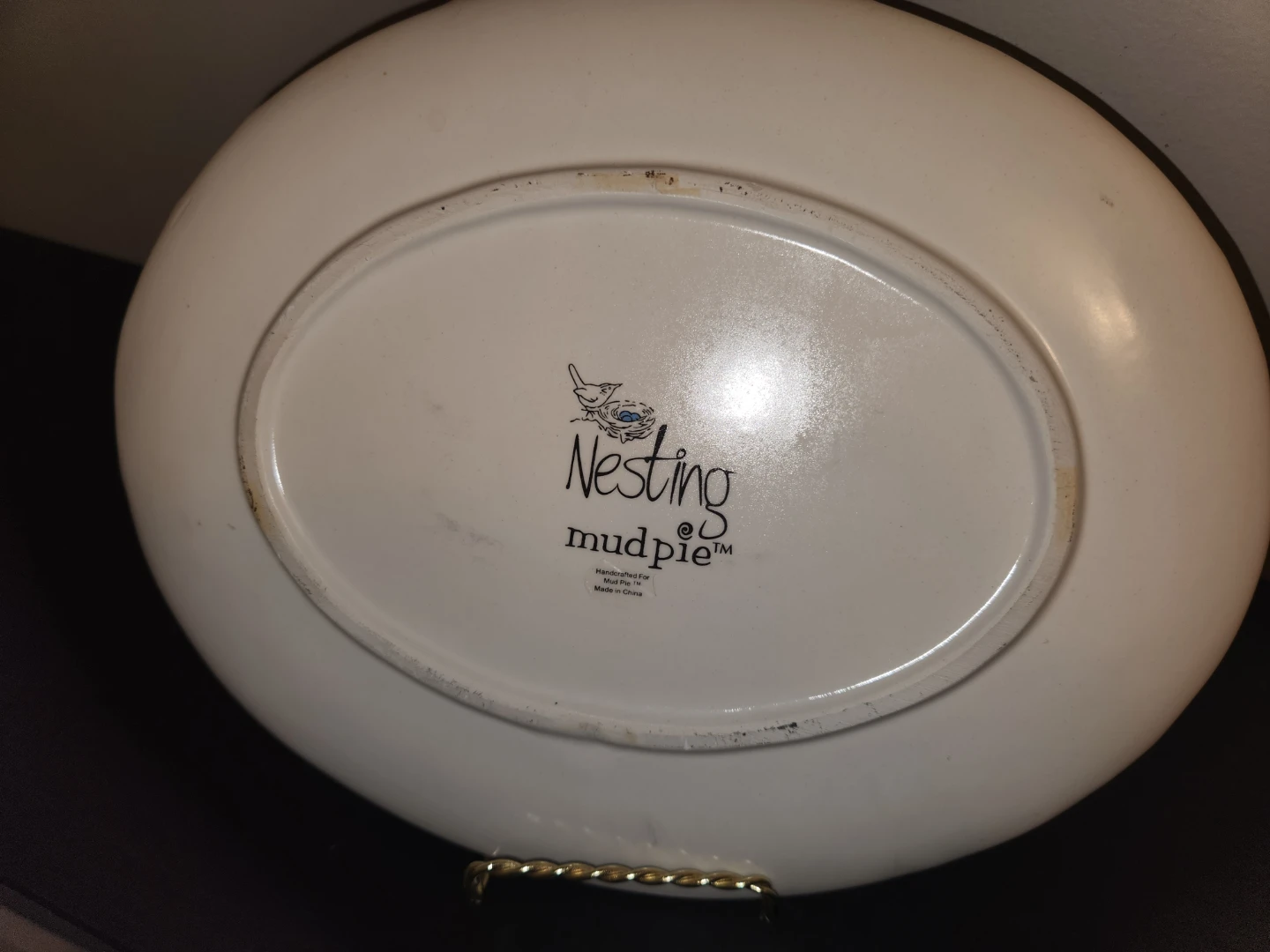 Mud Pie Nesting Decorative Plate - photo 2