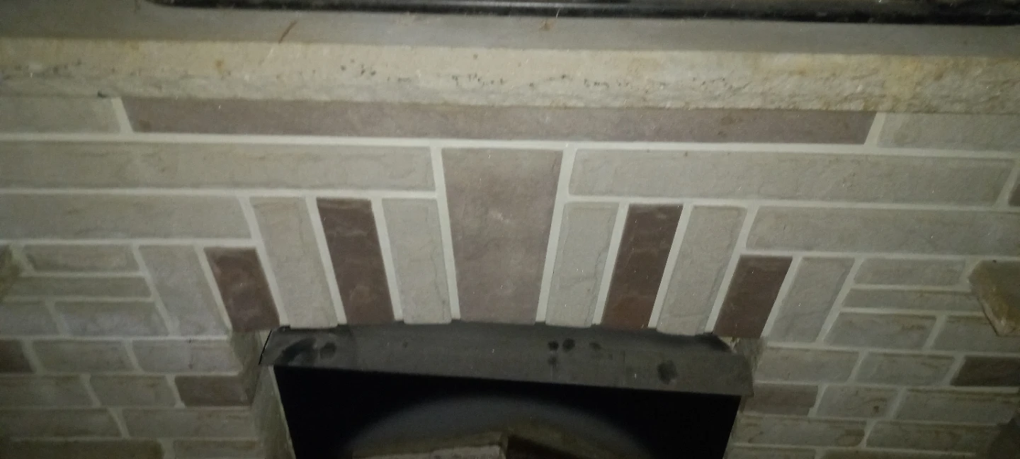 Electric Fireplace with Stone Mantle