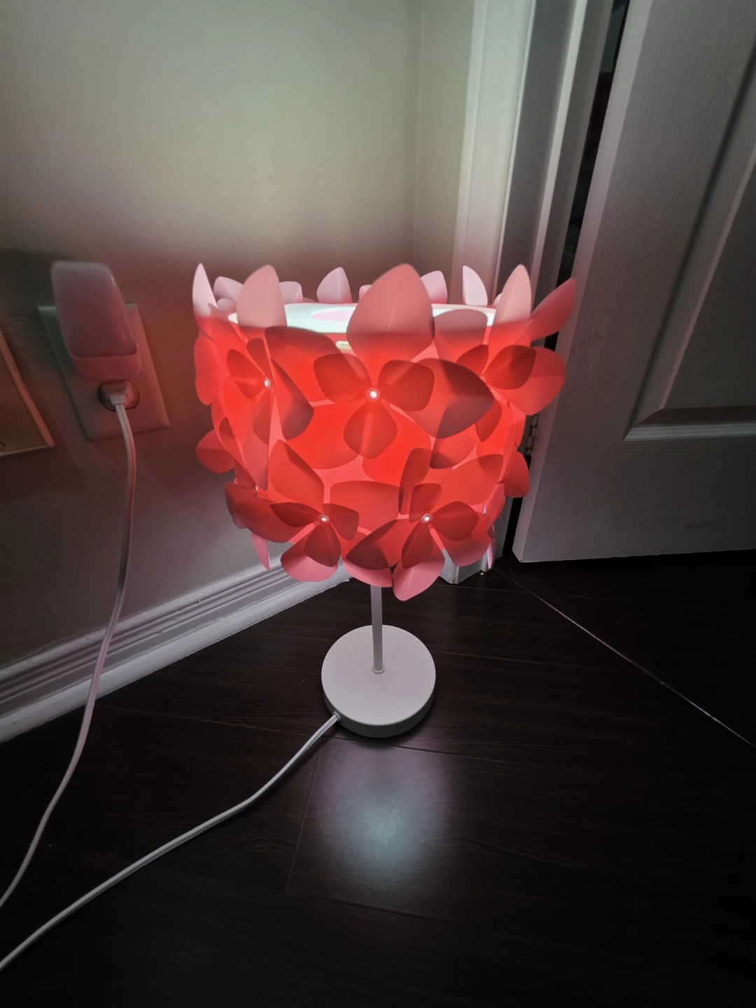 Pink Flower Lamp