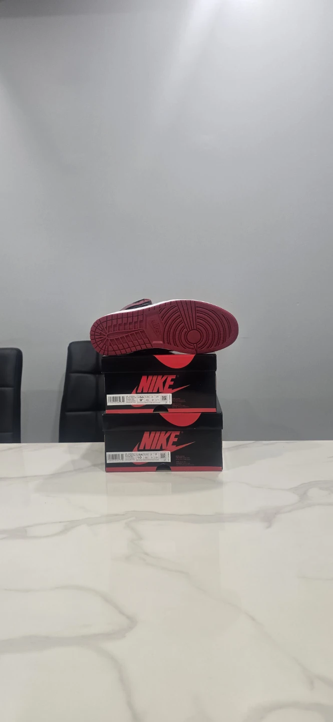 Air Jordan 1 Patent Bred size 9.5, 10 - photo 5