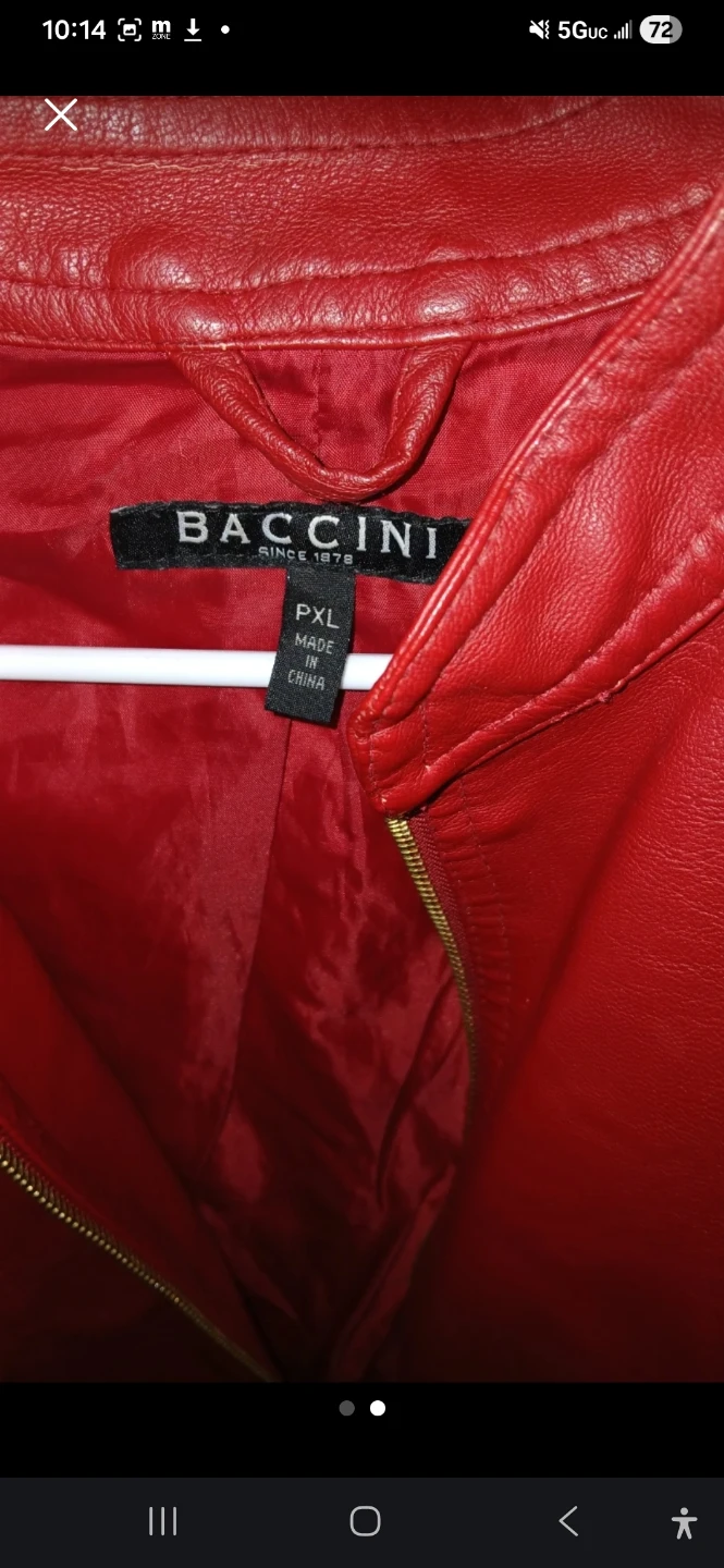 Red faux jacket Perfect for summer nights - photo 2