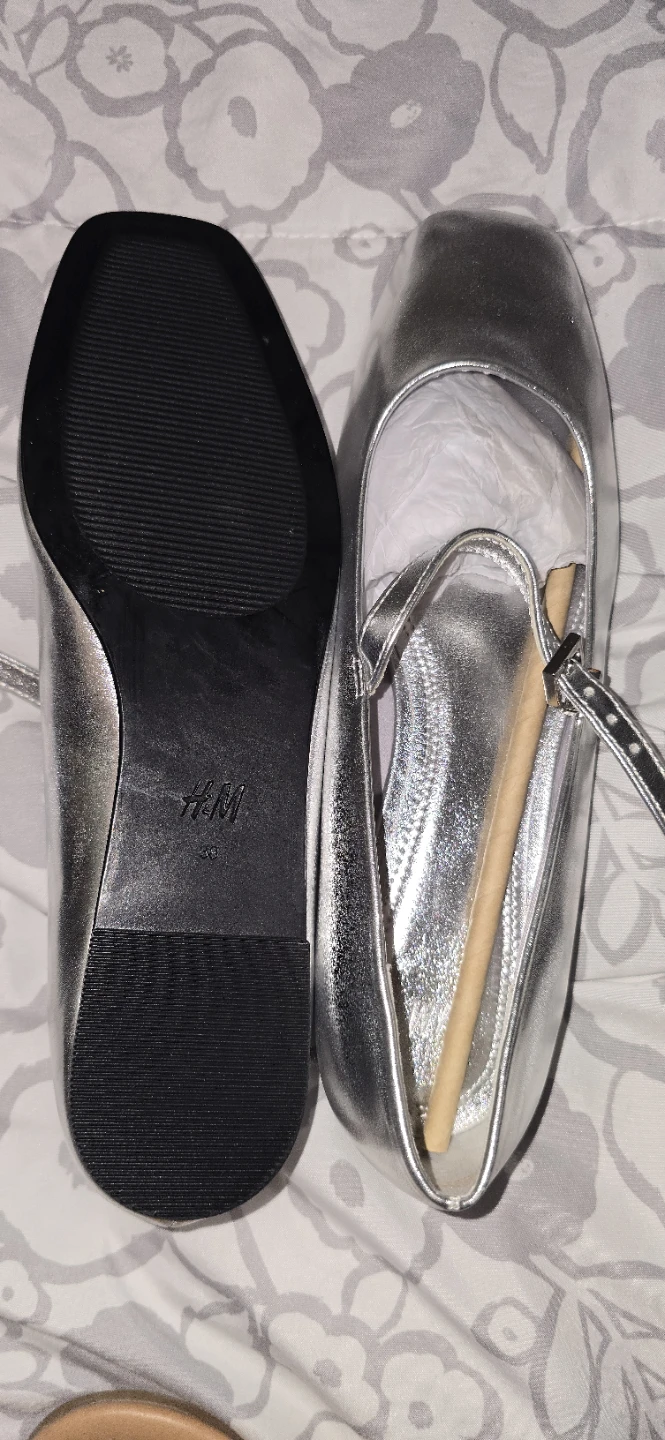White Zara T-Strap Platform Shoes - photo 2