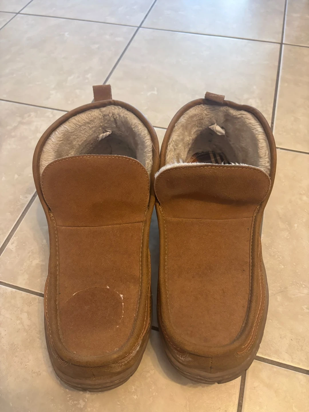 Canadiana Men's Moccasin Slippers Size 11-12