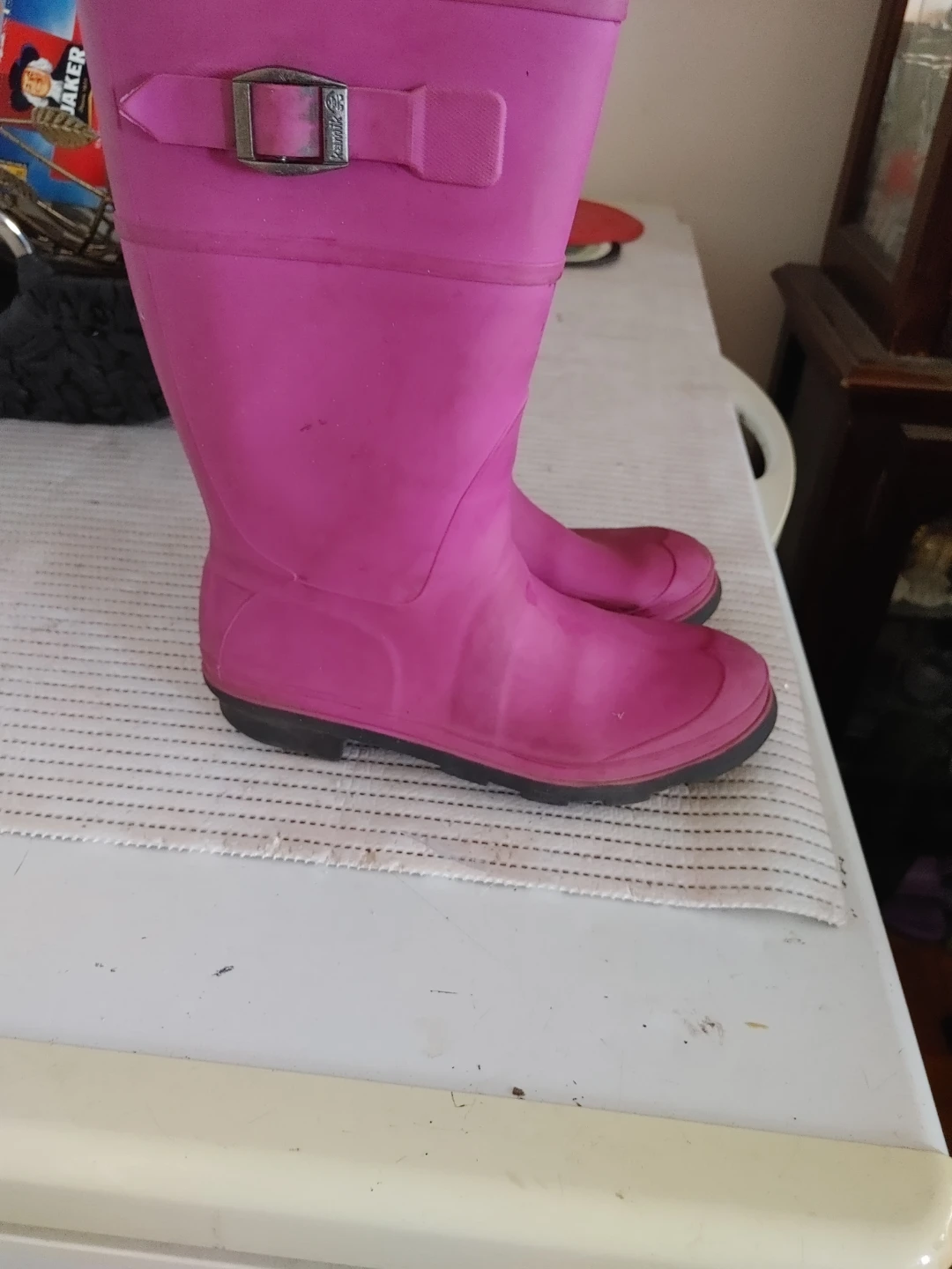 Kamik Pink Rubber Rain Boots