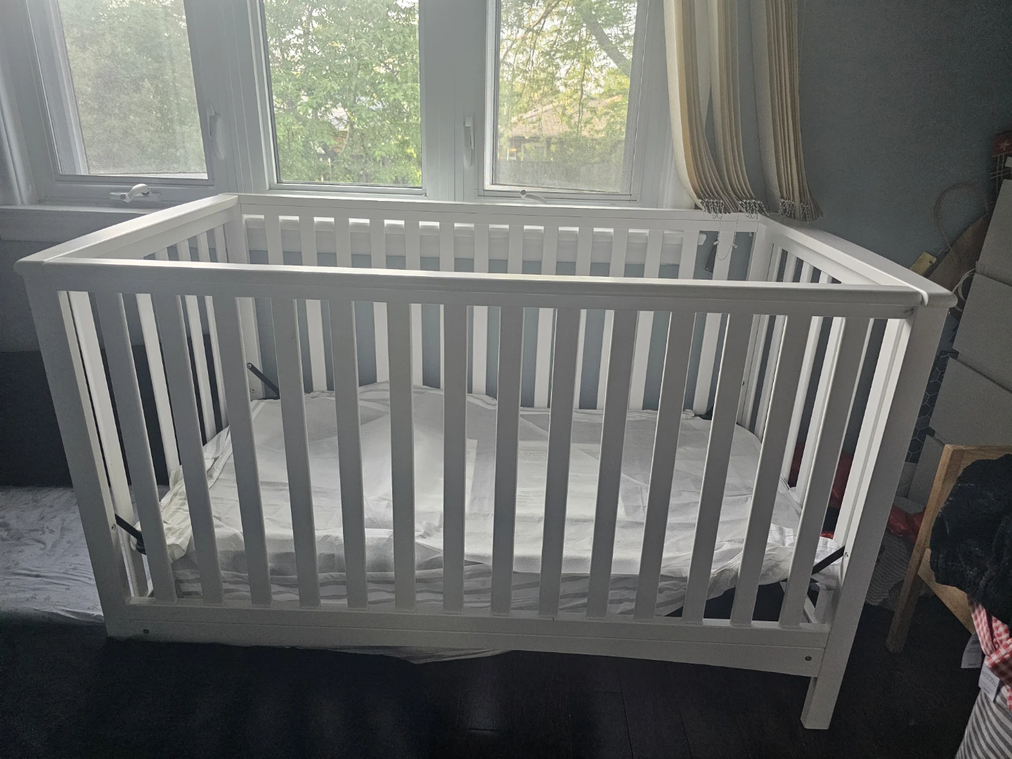 White Baby Crib
