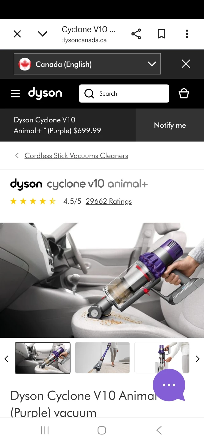 Dyson Cyclone V10 Animal+ Vacuum - photo 3