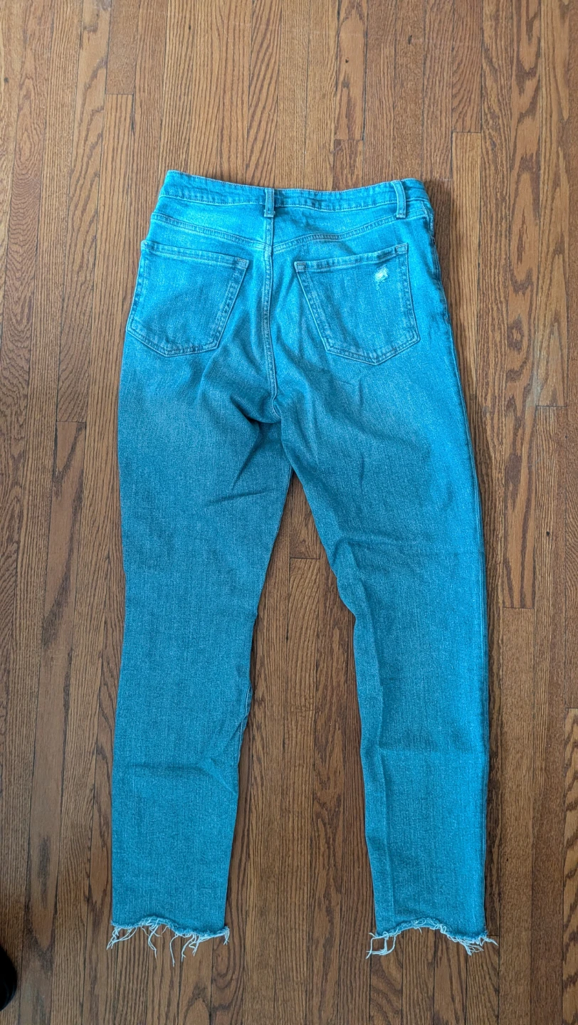 Old Navy Tall Women's Straight Leg Jeans Light Wash - photo 3