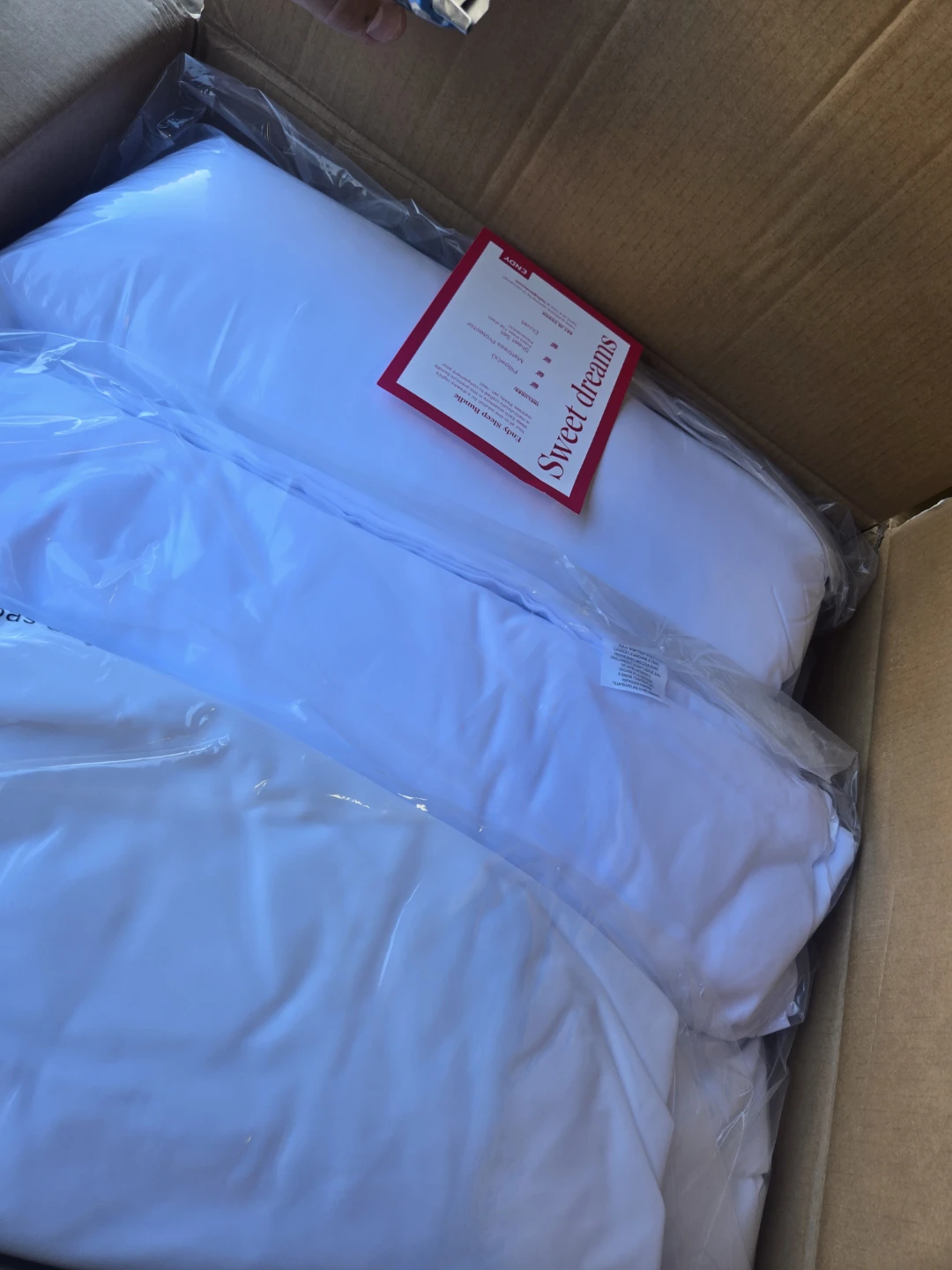 NEW - Endy Twin XL Upholstered Platform Base/ Sleep Bundle WHITE - photo 5