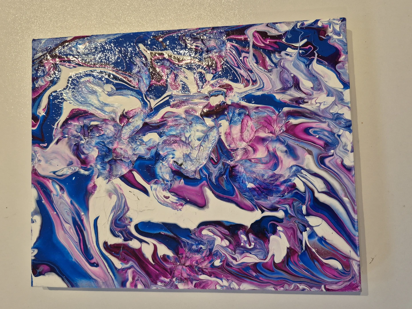 Abstract Fluid Art Painting - photo 2