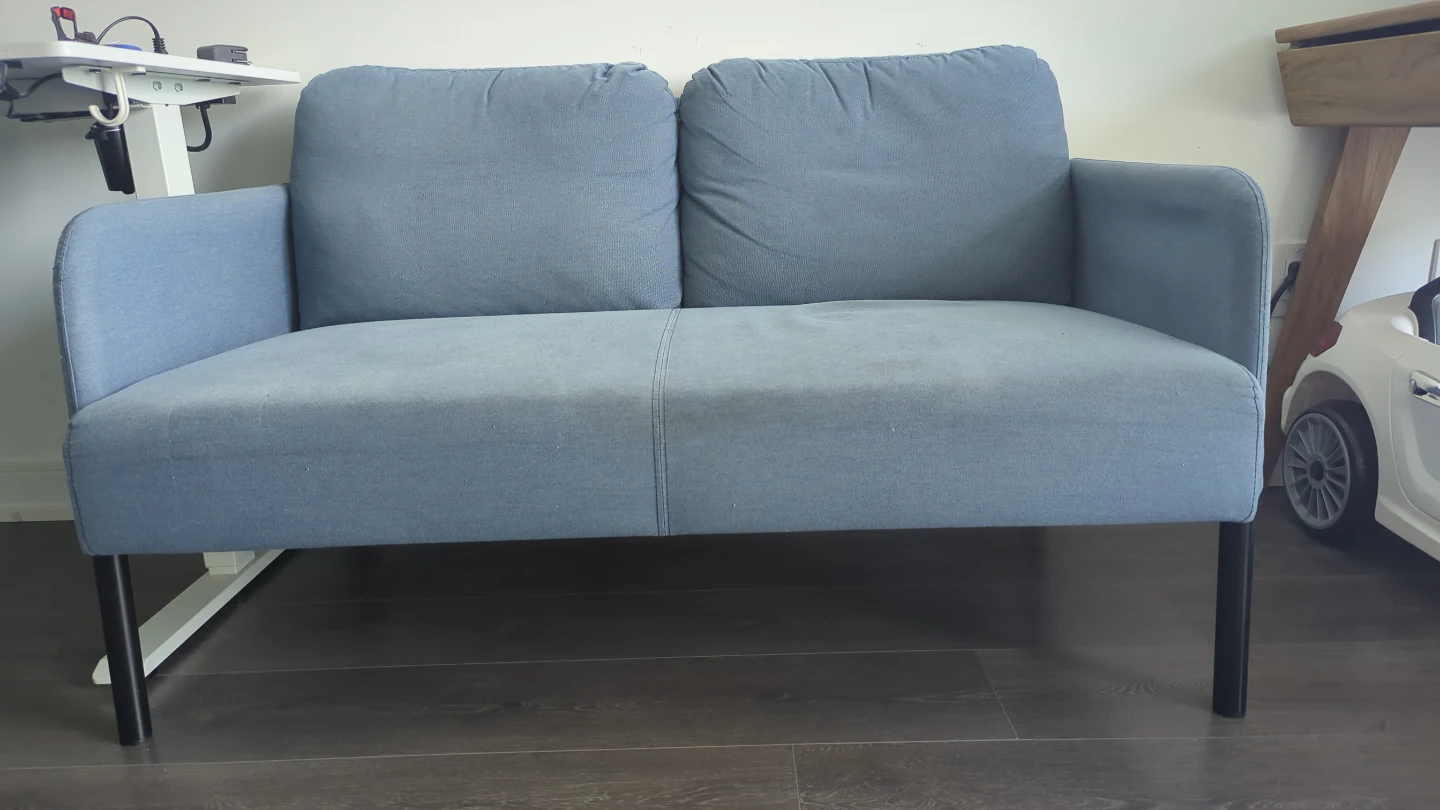 Light Blue Loveseat - photo 2