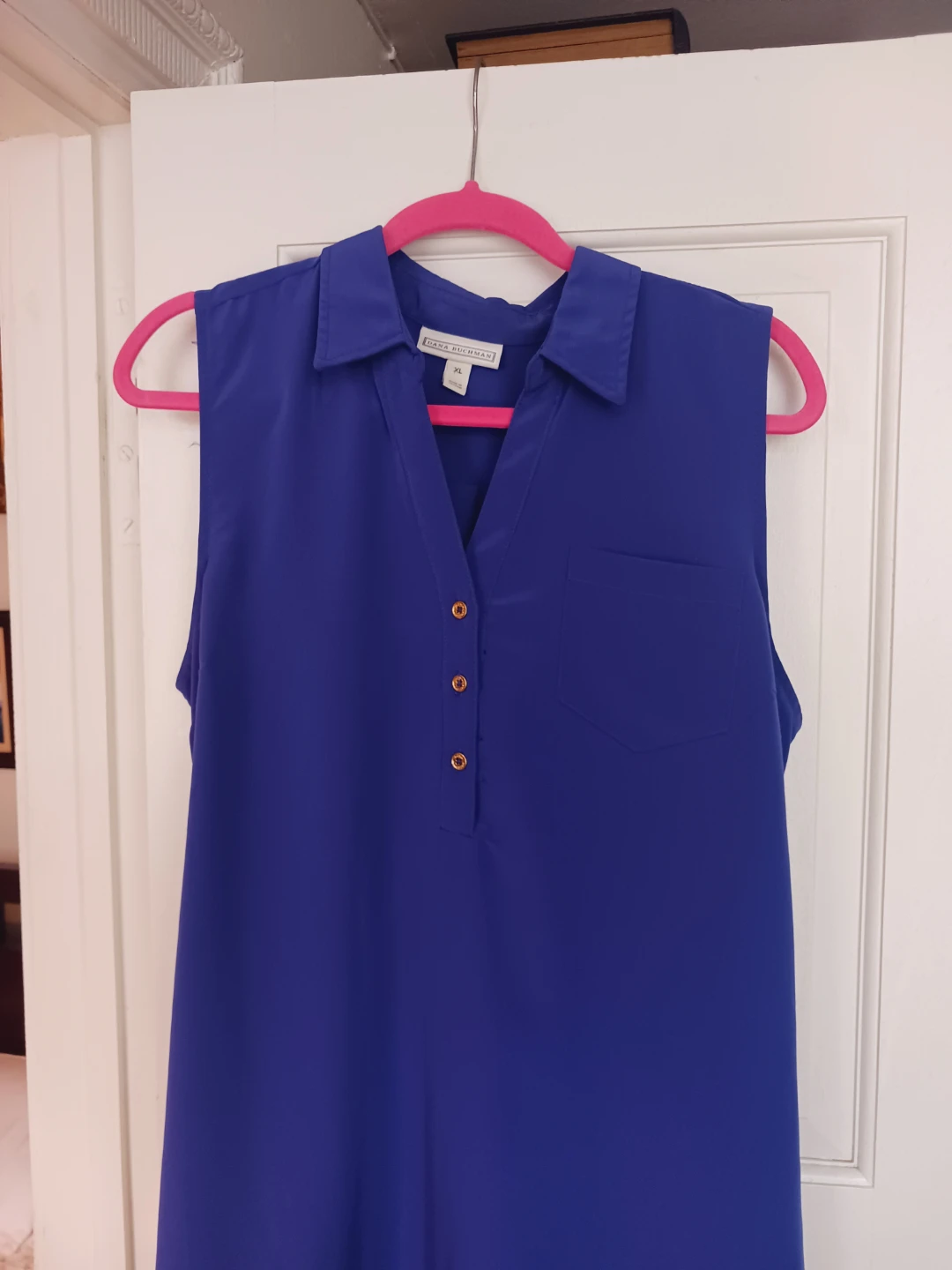 DANA BUCHMAN GORGEOUS PURPLE/BLUE DRESS XL - photo 3