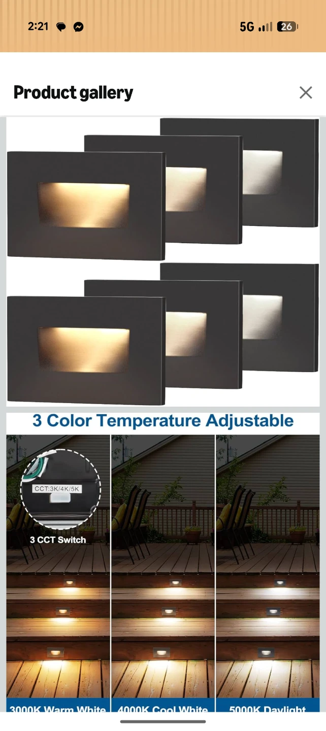 Black Stair Light Fixture
