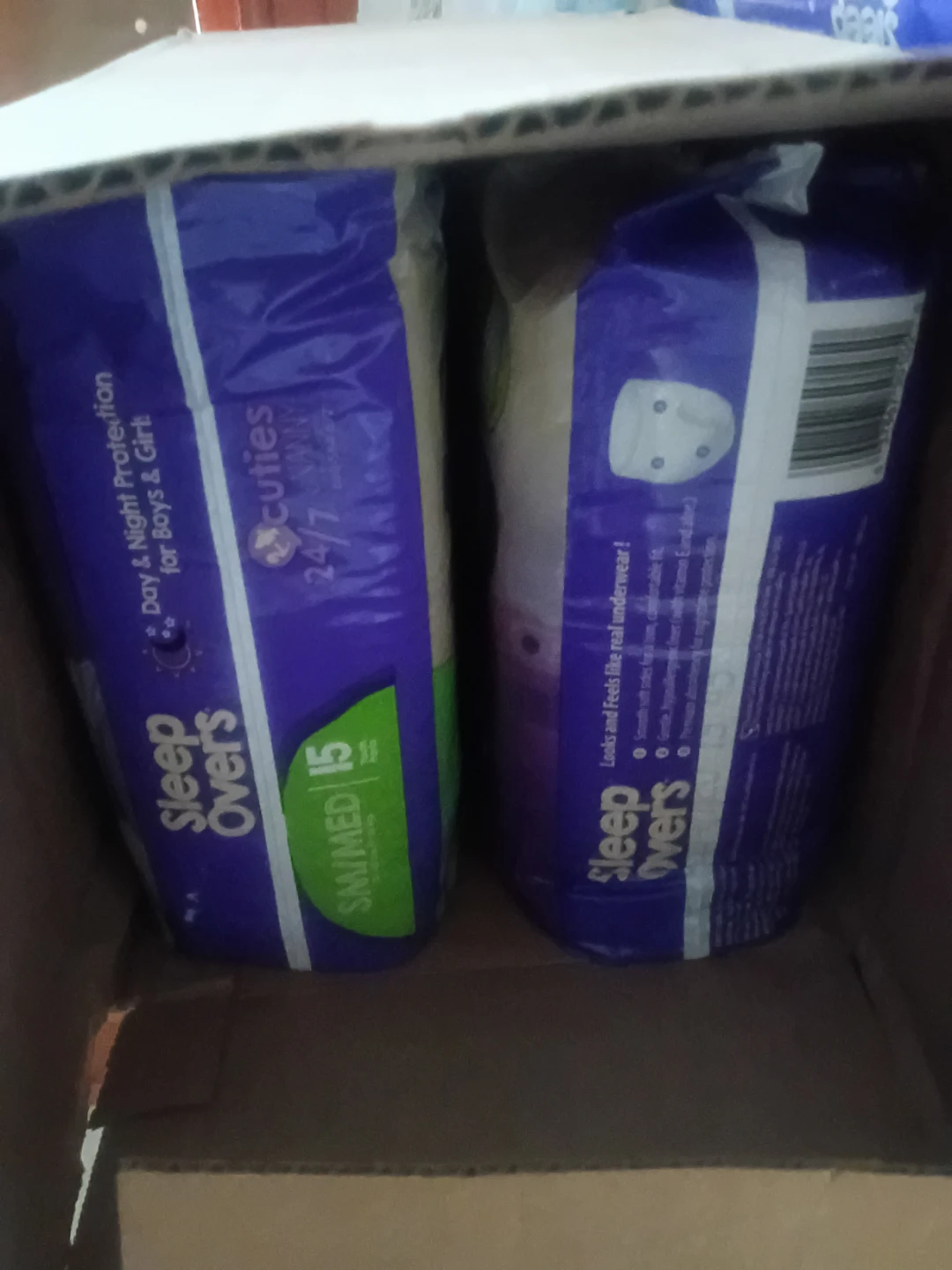 Sleep Overs Youth Pants Diapers Size SM/MED - photo 2