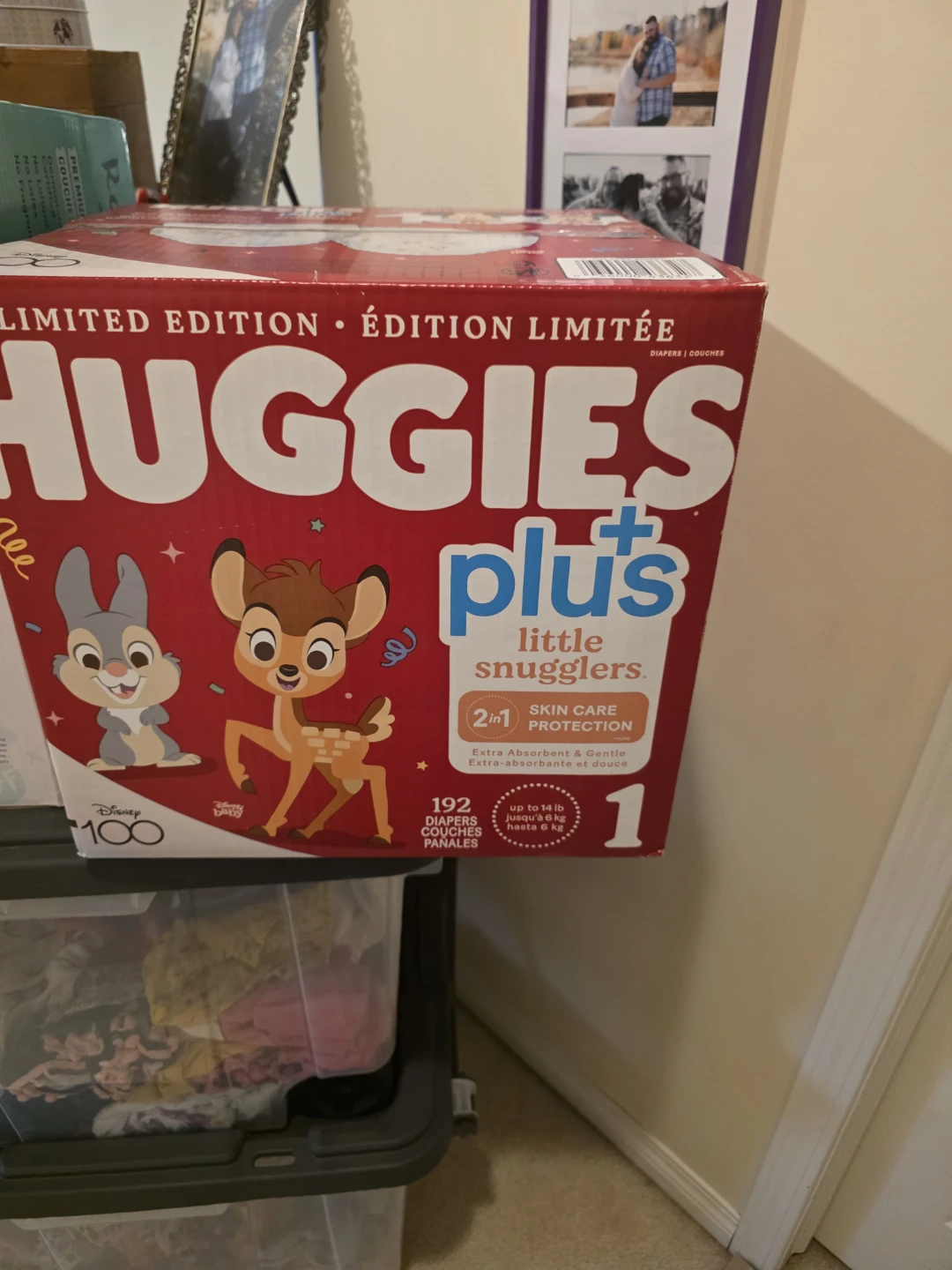 Size 1 diapers