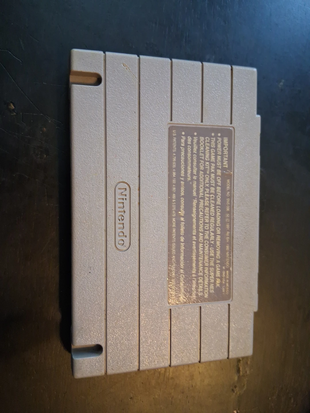 Super Nintendo Phantom 2040 game cartridge - photo 4