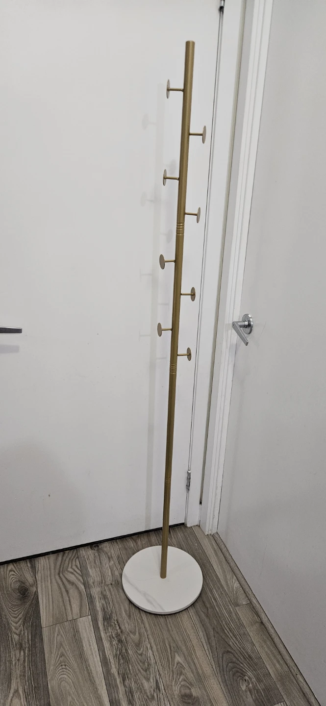 Gold Coat Rack