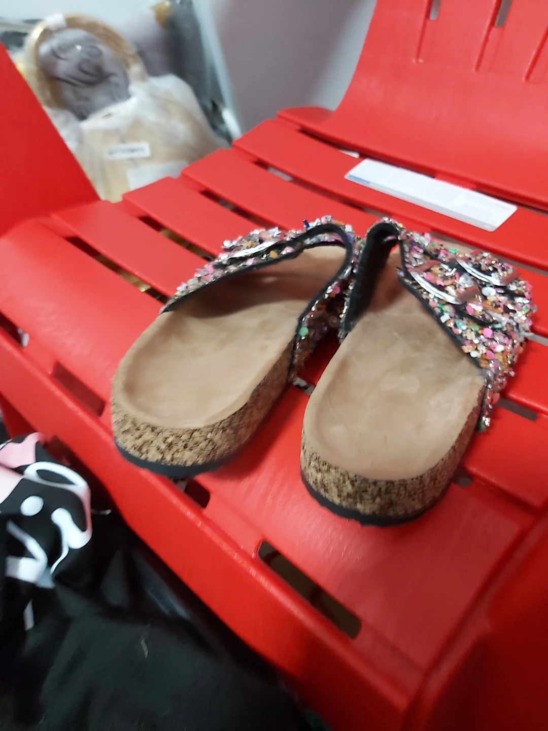 Embellished Birkenstock-style Slides - photo 5