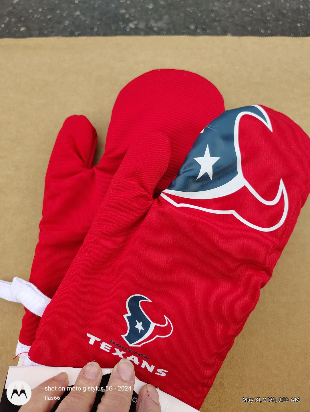 Houston Texans NFL Crossover Oven Mitts - photo 2