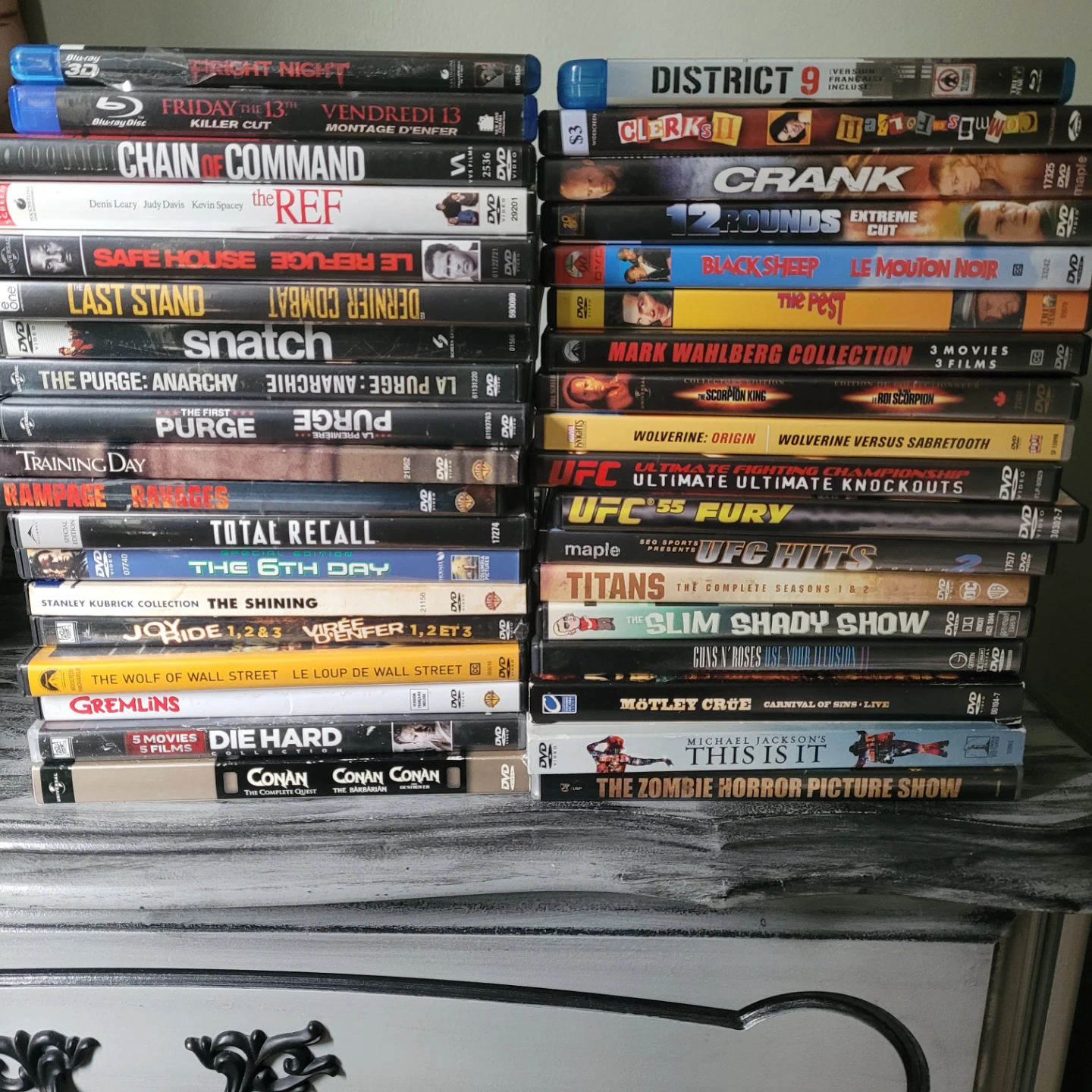 Assorted DVD and Blu-ray Movies