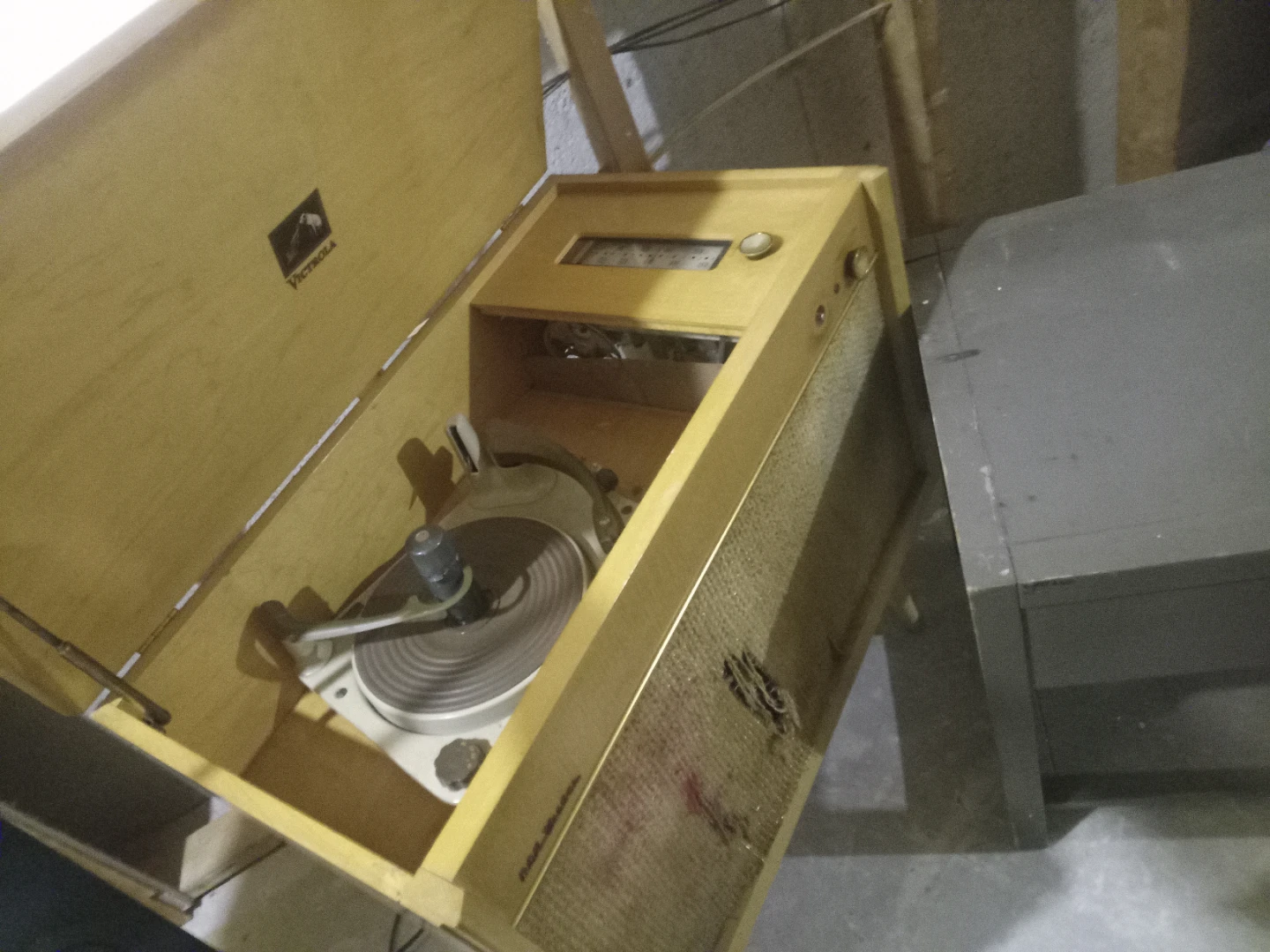 Vintage Victrola Record Player