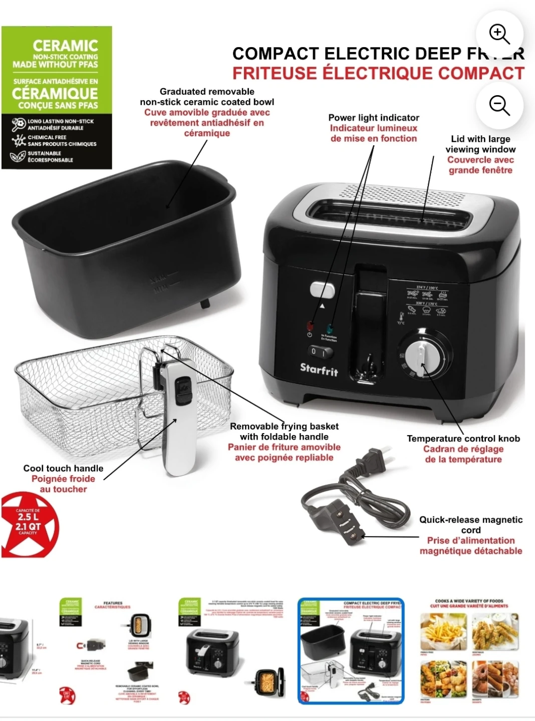 Starfrit Electric Deep Fryer - photo 3