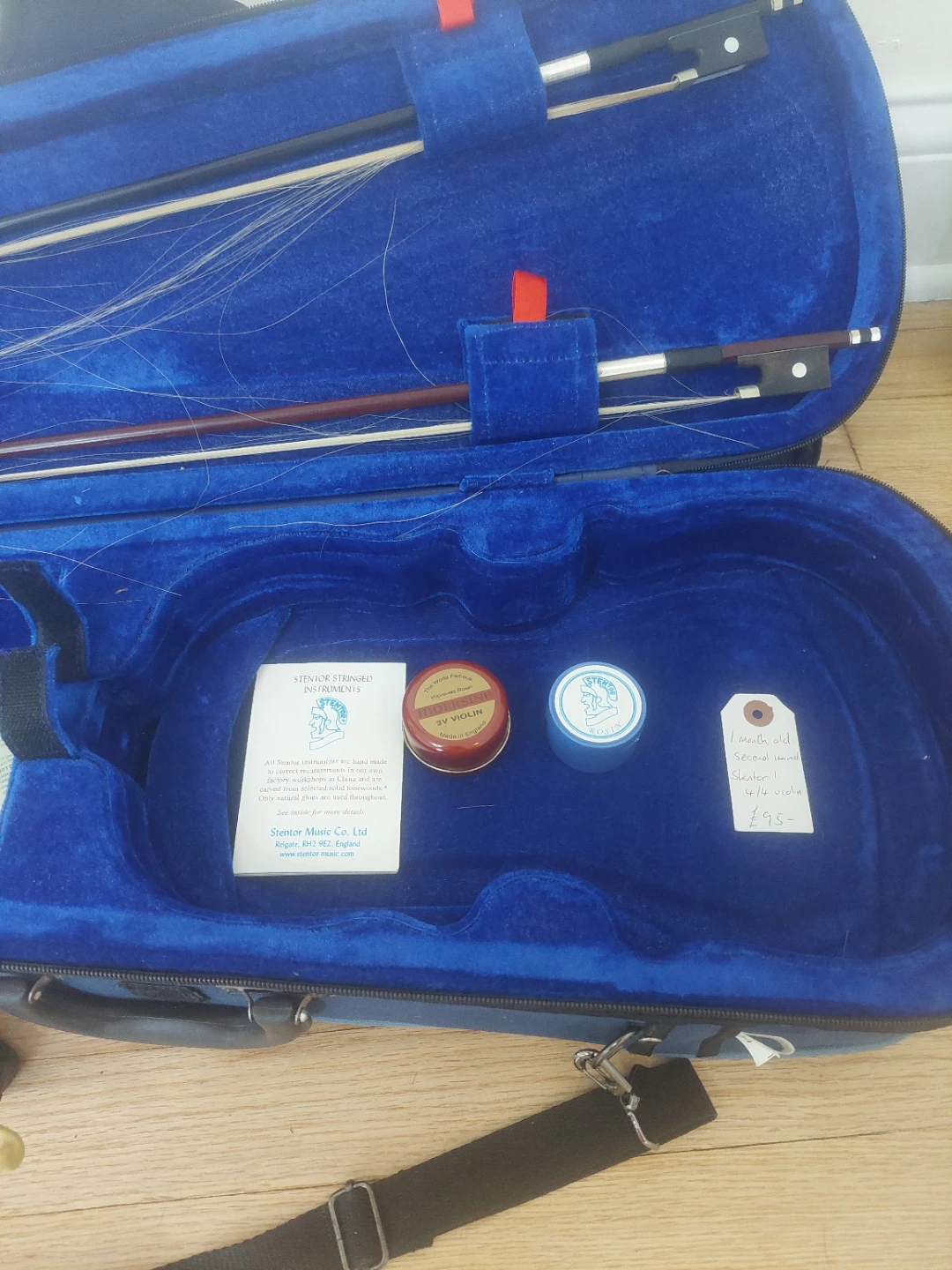 Slentor Violin with Carrying Case and accessories - photo 5