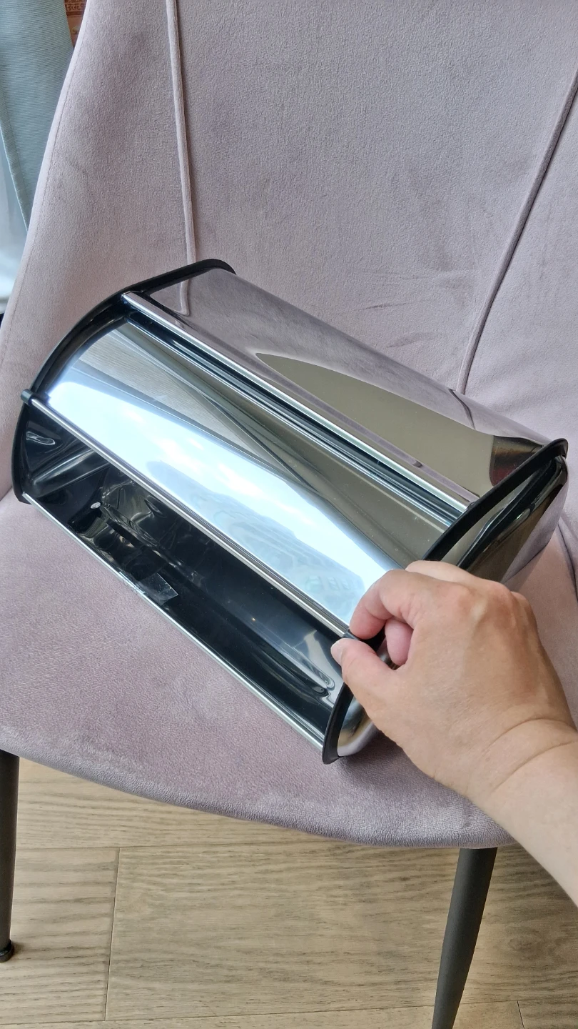 NEW Bread Boxes for Kitchen Counter Roll Top Bread Bin - photo 2