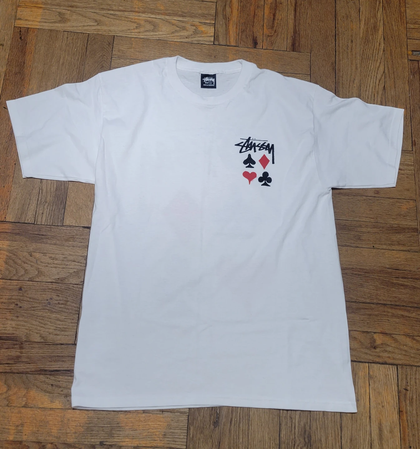 Stussy White T-Shirt Size L