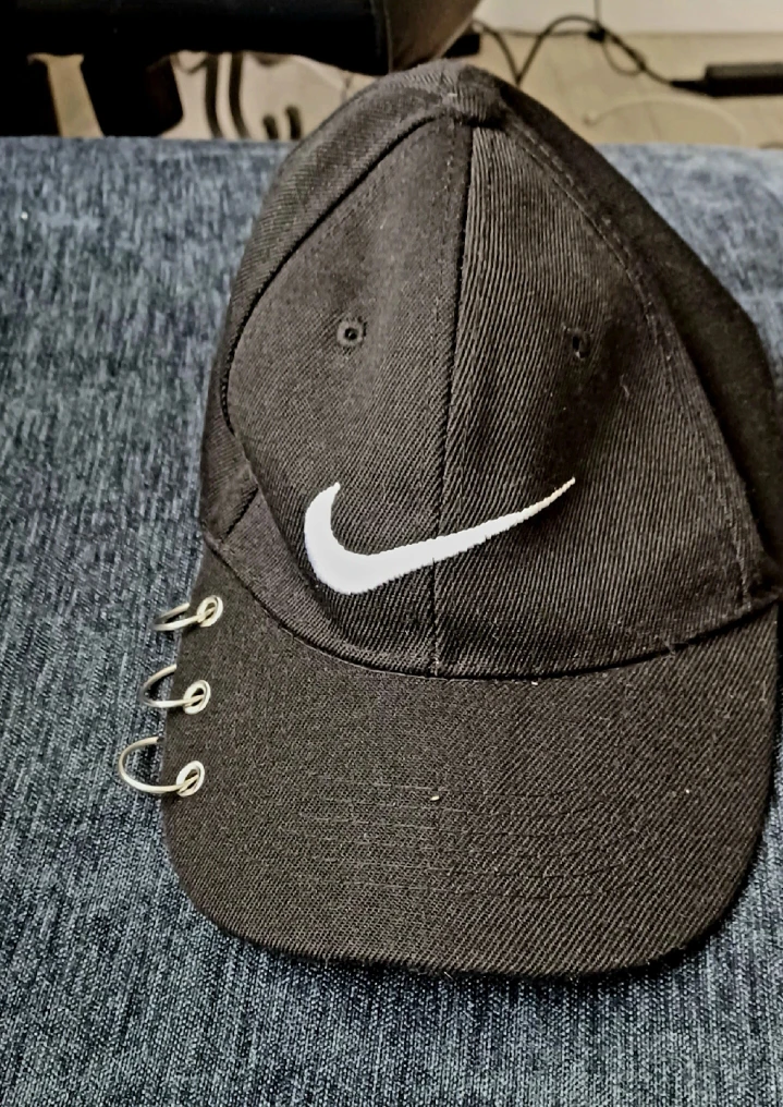 Nike Black Cap with Rings