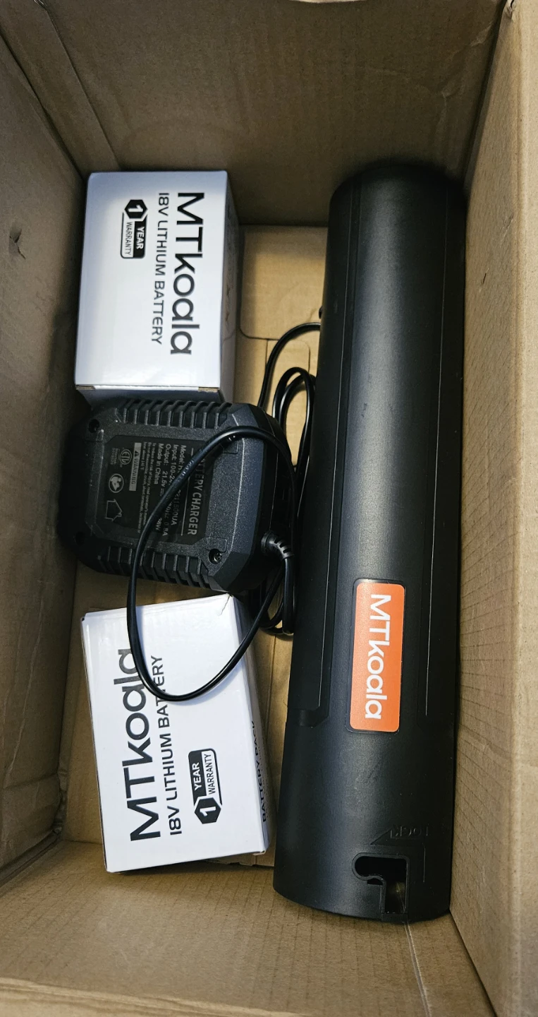 MTKOALA 20V Leaf Blower Kit with 2 Batteries and Charger - photo 4