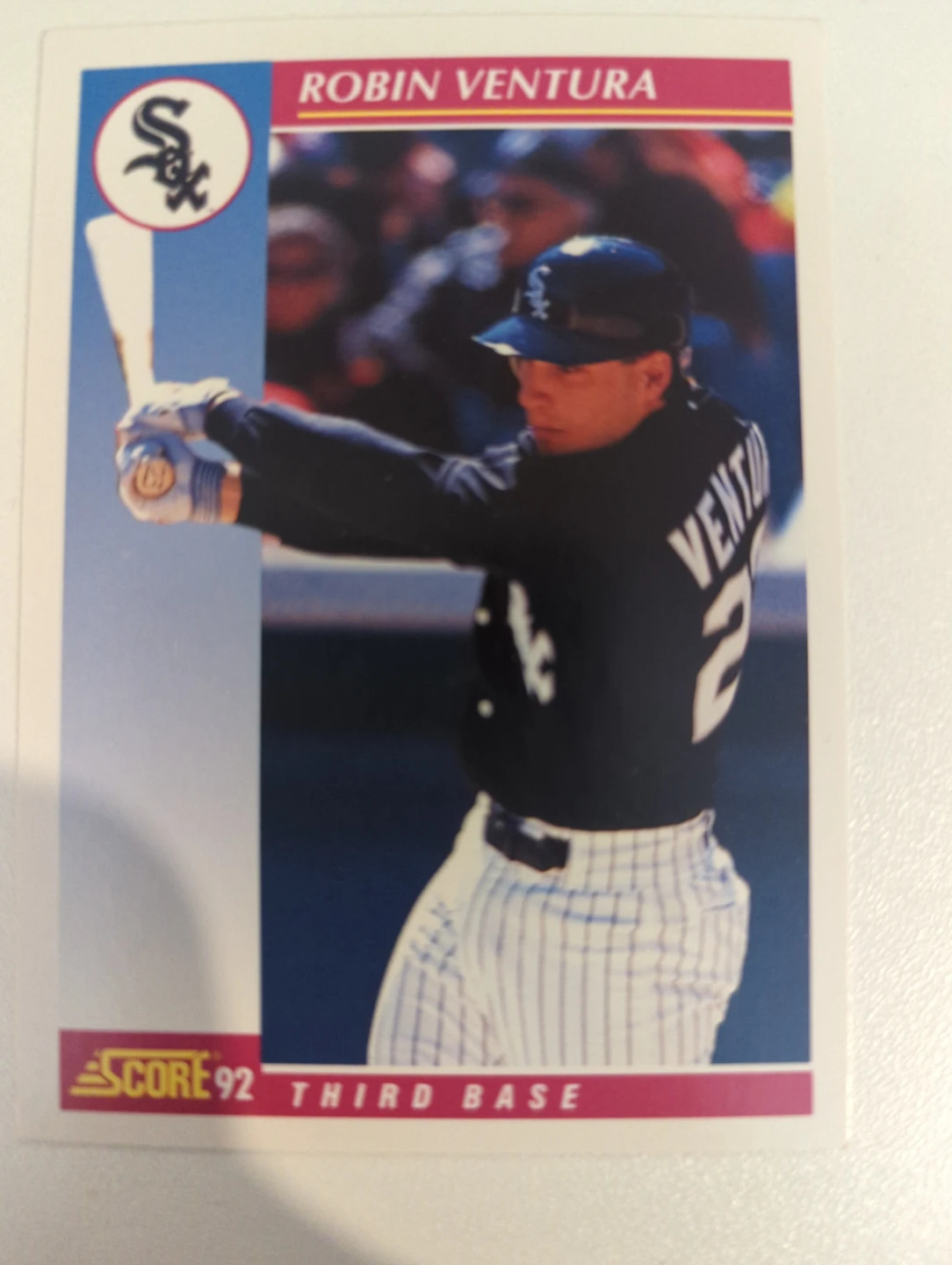 1992 Score Robin Ventura Baseball Card ⚽