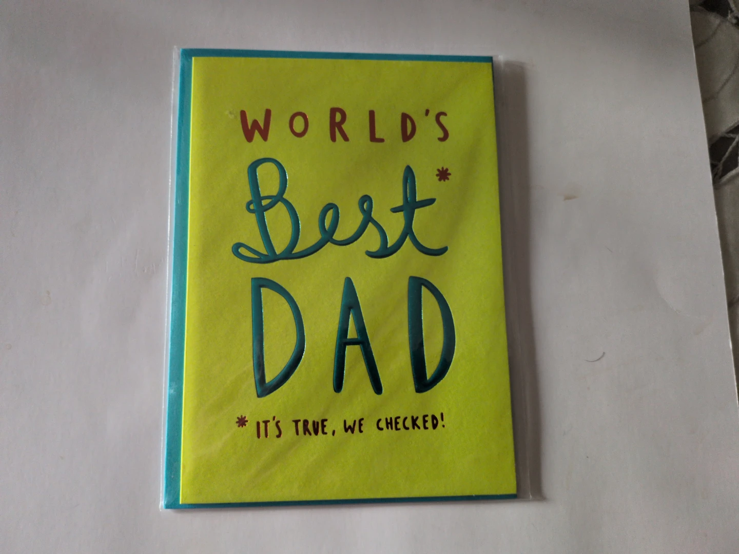 ⚽Papyrus World's Best Dad Father's Day Card
