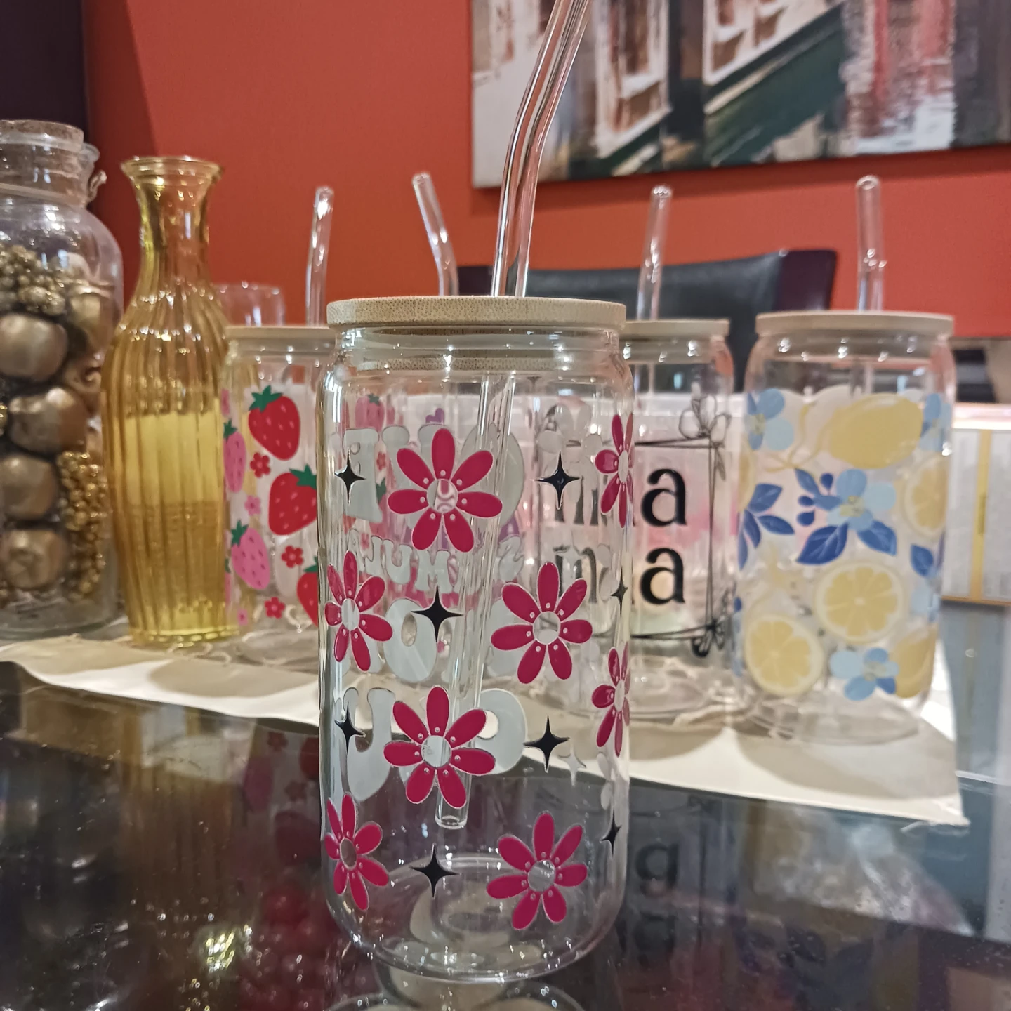 Over Stimulated Moms Club Tumbler with Straw - photo 3