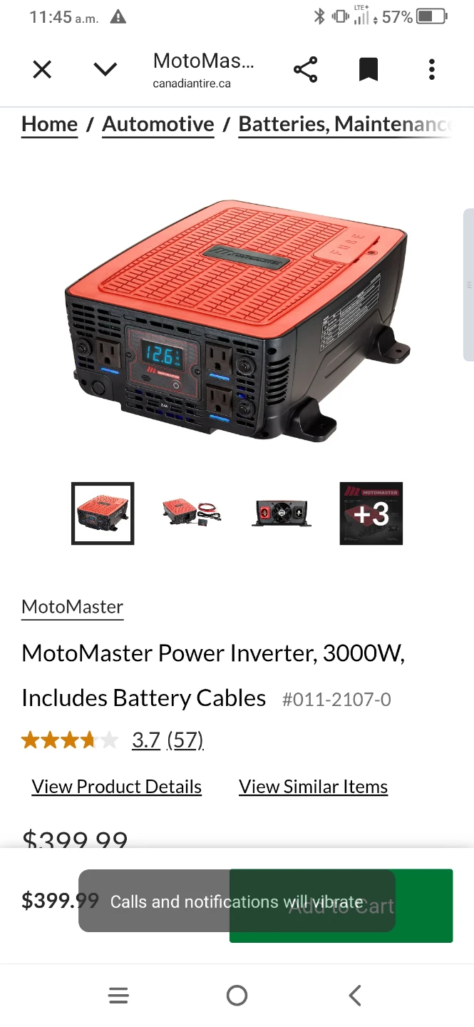MotoMaster Power Inverter, 3000W