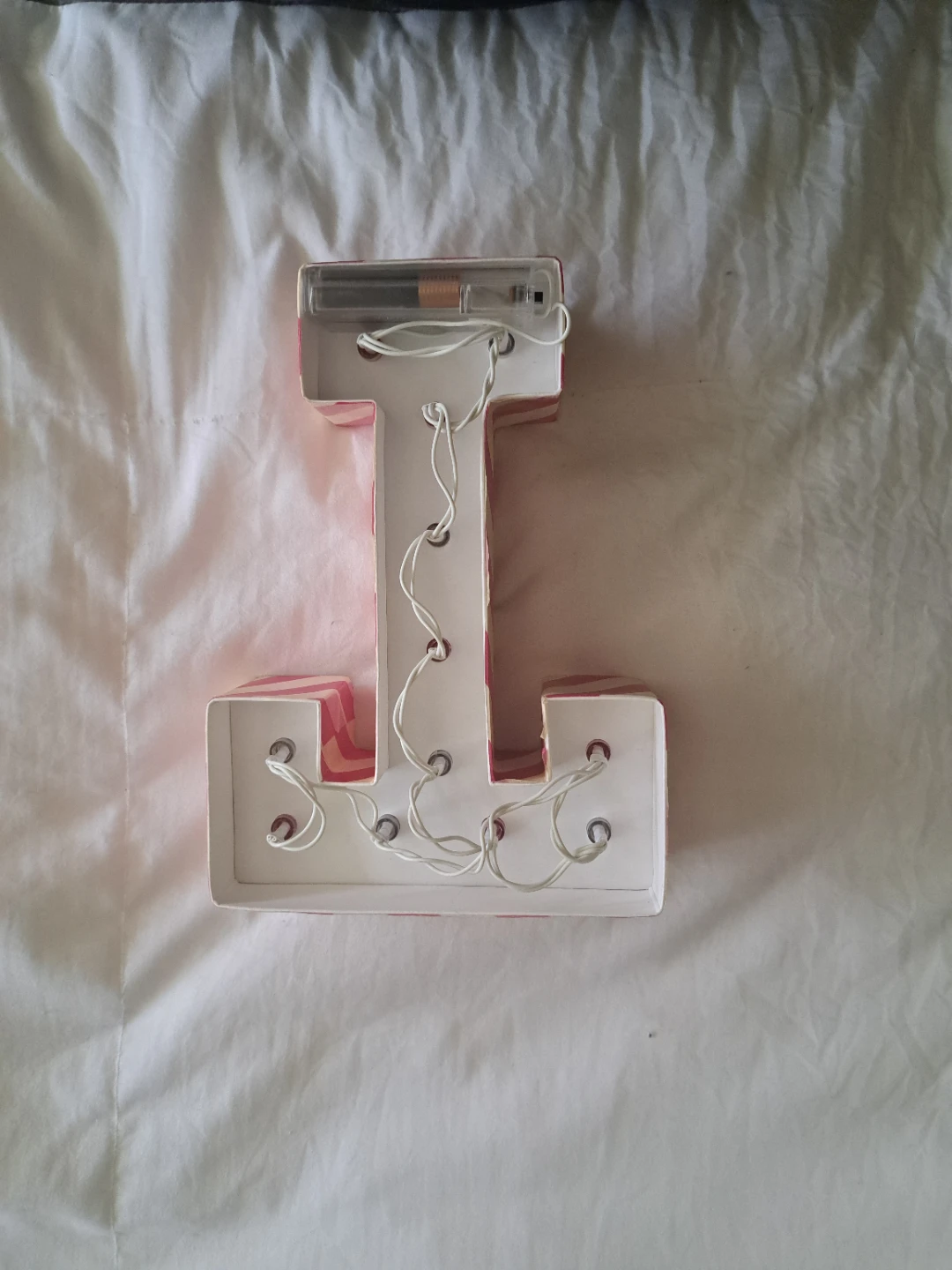 Light-up Letter T Marquee Sign - photo 2