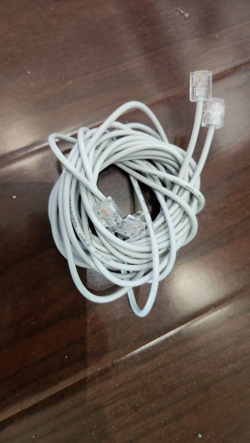2 White telephone Cable - photo 2