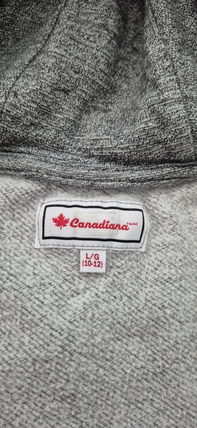 Canadiana Grey Zip-Up Hoodie - photo 2